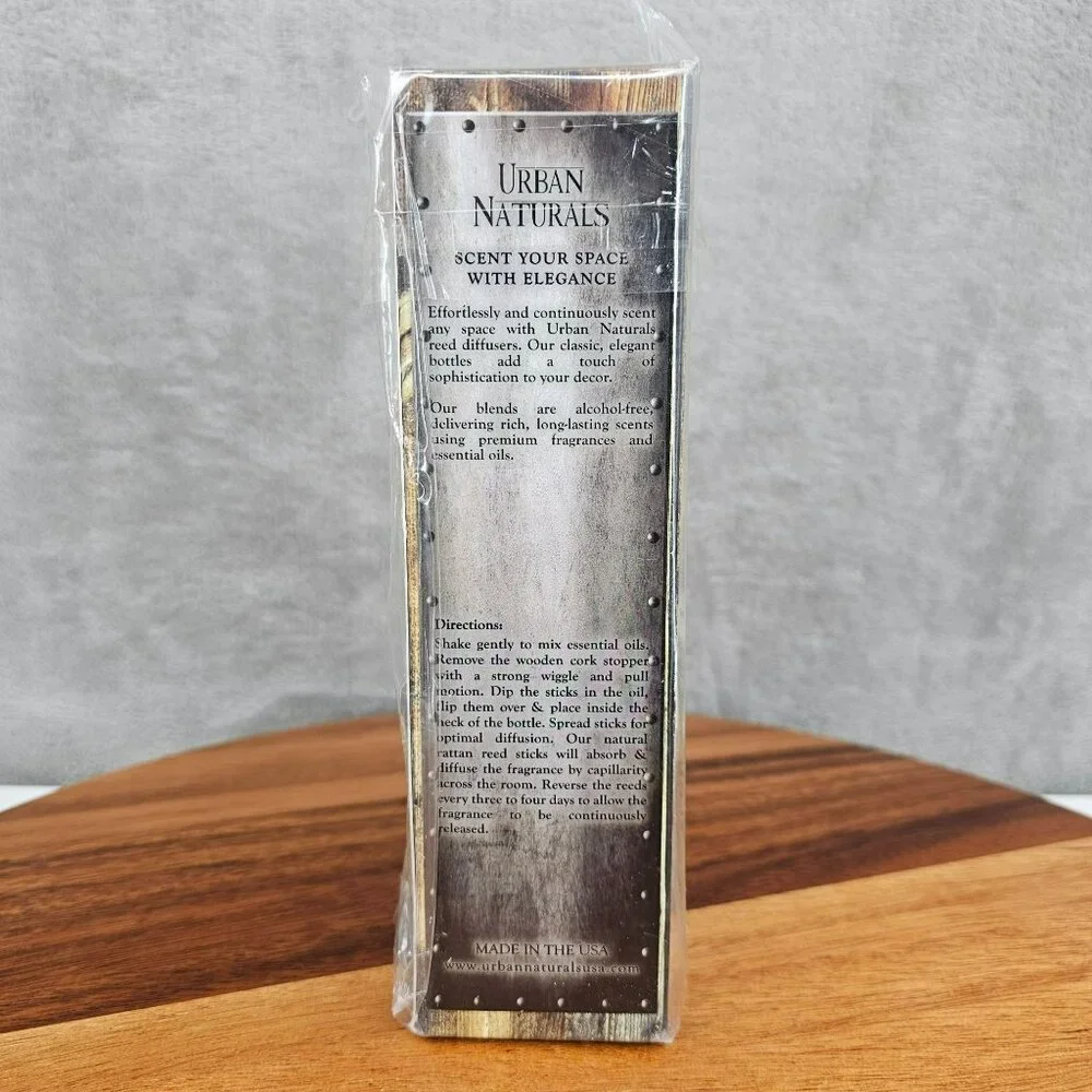 Urban Naturals Reed Diffuser Autumn Harvest Pumpkin Maple Nutmeg Vanilla New NIP